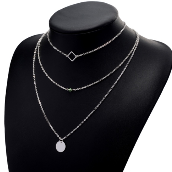 !!!!5 for $25 Three Layer Medallion Necklace - Picture 7 of 8